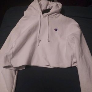 Champion cropped hoodie